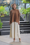 Casual 2024: FEMME KNITWEAR TOP MOCHA BROWN