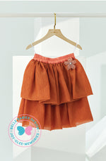 BBD Organza skirt - Brick Orange