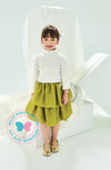 BBD Organza skirt - Olive Green