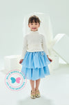 BBD Organza skirt - Baby Blue