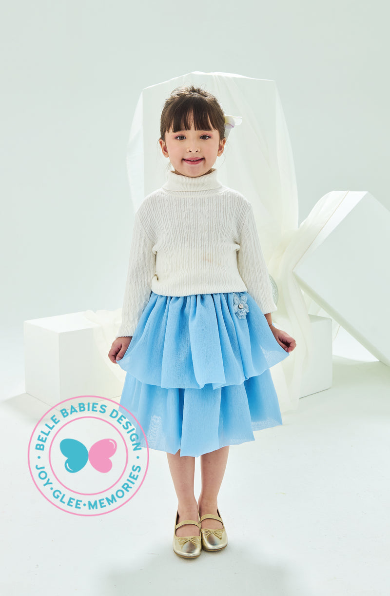 BBD Organza skirt - Baby Blue