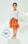 BBD Organza skirt - Brick Orange