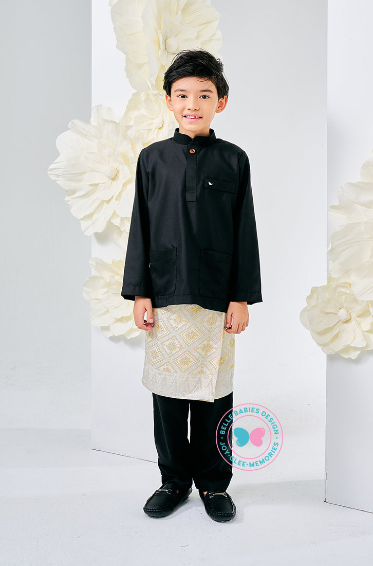 (PRE-ORDER) The Golden Chapter:  BBD X Batboy Baju Melayu - Black