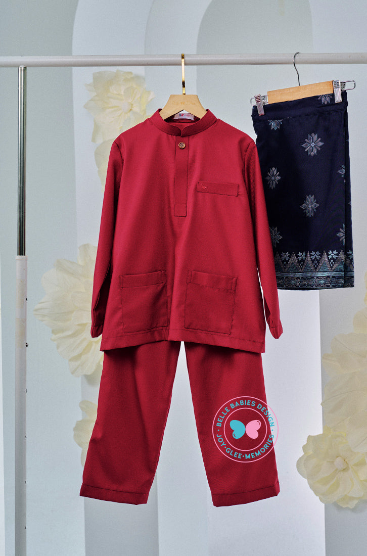 (PRE-ORDER) The Golden Chapter:  BBD X Batboy Baju Melayu - Maroon