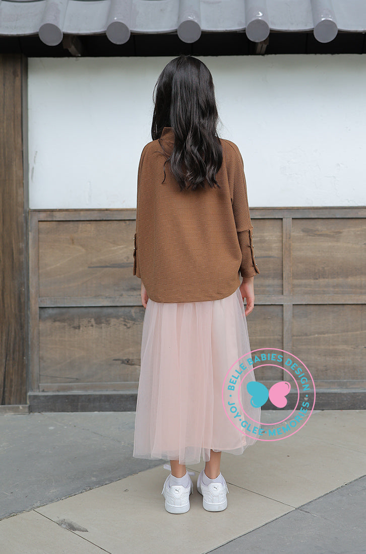 Casual 2024: BBD KNITWEAR TOP (Mocha Brown)