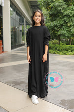 Casual 2024: BBD KNITWEAR LONG DRESS (BLACK)