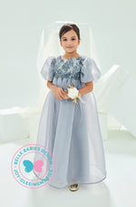 BBD Wedding & Celebration: Organza Lace Dress - Grey