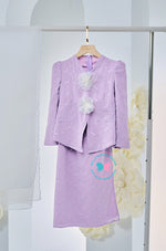 (PRE-ORDER) The Golden Chapter:  BBD Kebaya Embroidery (Dusty Lilac)