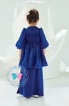 BBD Wedding & Celebration: Shimmer Organza Kurung - Royale Blue