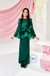 (PRE-ORDER) The Golden Chapter:  BBD Damia Sequin Kurung (Emerald Green)