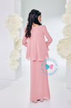 (DEPOSIT-PREORDER) The Golden Chapter: BBD Demure Modern Kurung (Pink Lemonade)