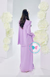 (DEPOSIT-PREORDER) The Golden Chapter: BBD Demure Modern Kurung (Lavender Blush)