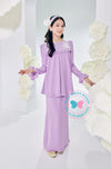 (DEPOSIT-PREORDER) The Golden Chapter: BBD Demure Modern Kurung (Lavender Blush)