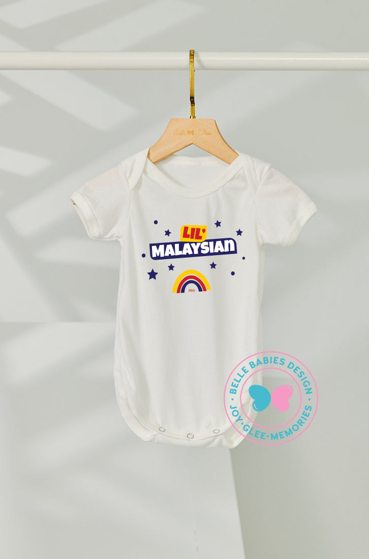 (PREORDER) BBD MERDEKA 2024: BABY ROMPERS (Lil Malaysian Graphic)