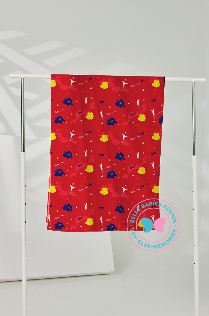 BBD MERDEKA 2024: Shawl / Square Scarf (Red Malaysia Print)