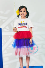 (PREORDER) BBD MERDEKA 2024: Tiered Tutu Skirt