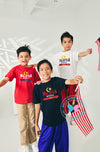 BBD MERDEKA 2024: Graphic Tee (Navy Blue / White / Red)